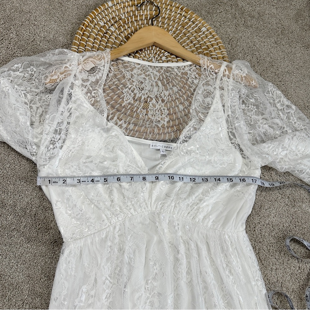 Baltic Born White Lace Maxi Dress - Picture 14 of 15